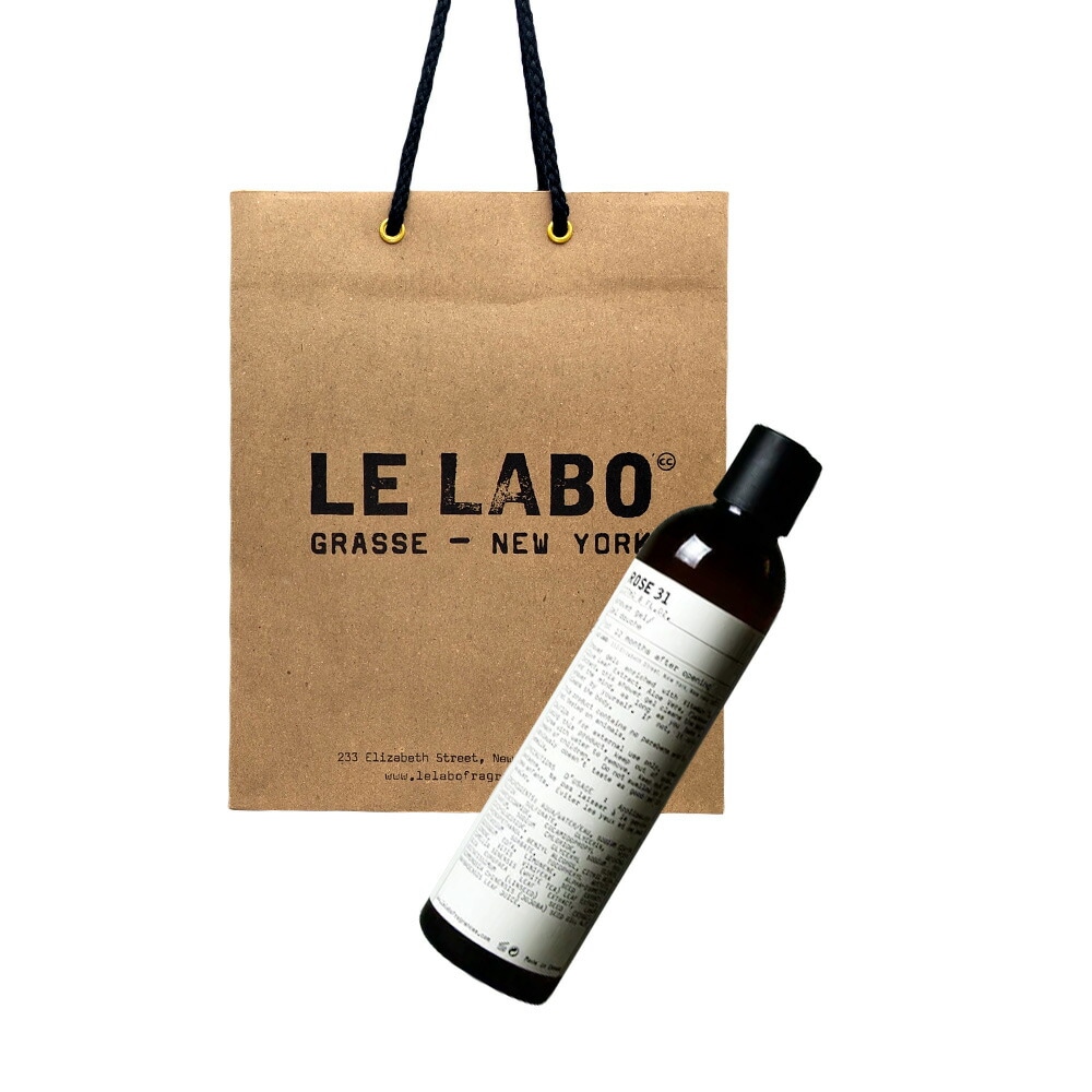 【国内正規品】Le Labo ル ラボ SHOWER GEL (シャワー ジェル) ROSE 31 (ローズ 31) 237mL ショッパー付き プレゼント　ギフト