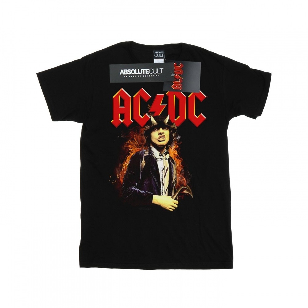(英国より直送) AC/DC メンズアンガス・ハイウェイ・トゥ・ヘル Tシャツ