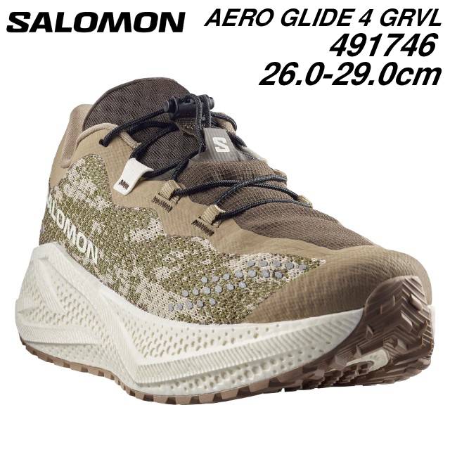 サロモン 491746 AERO GLIDE 4 GRVL 男性用ランニングシューズ メンズ 靴