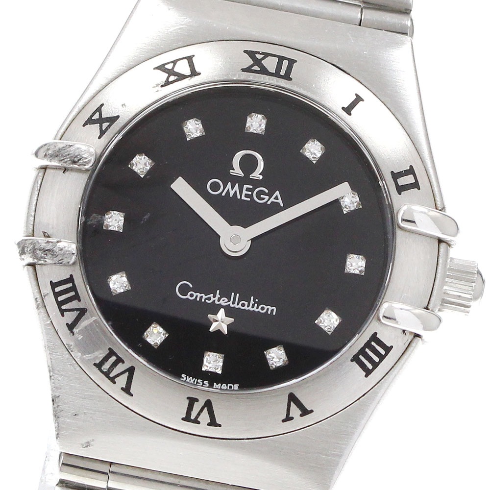 オメガ OMEGA 1562.56 コンステレーション ミニ 12Pダイヤ クォーツ レディース _922159【中古】