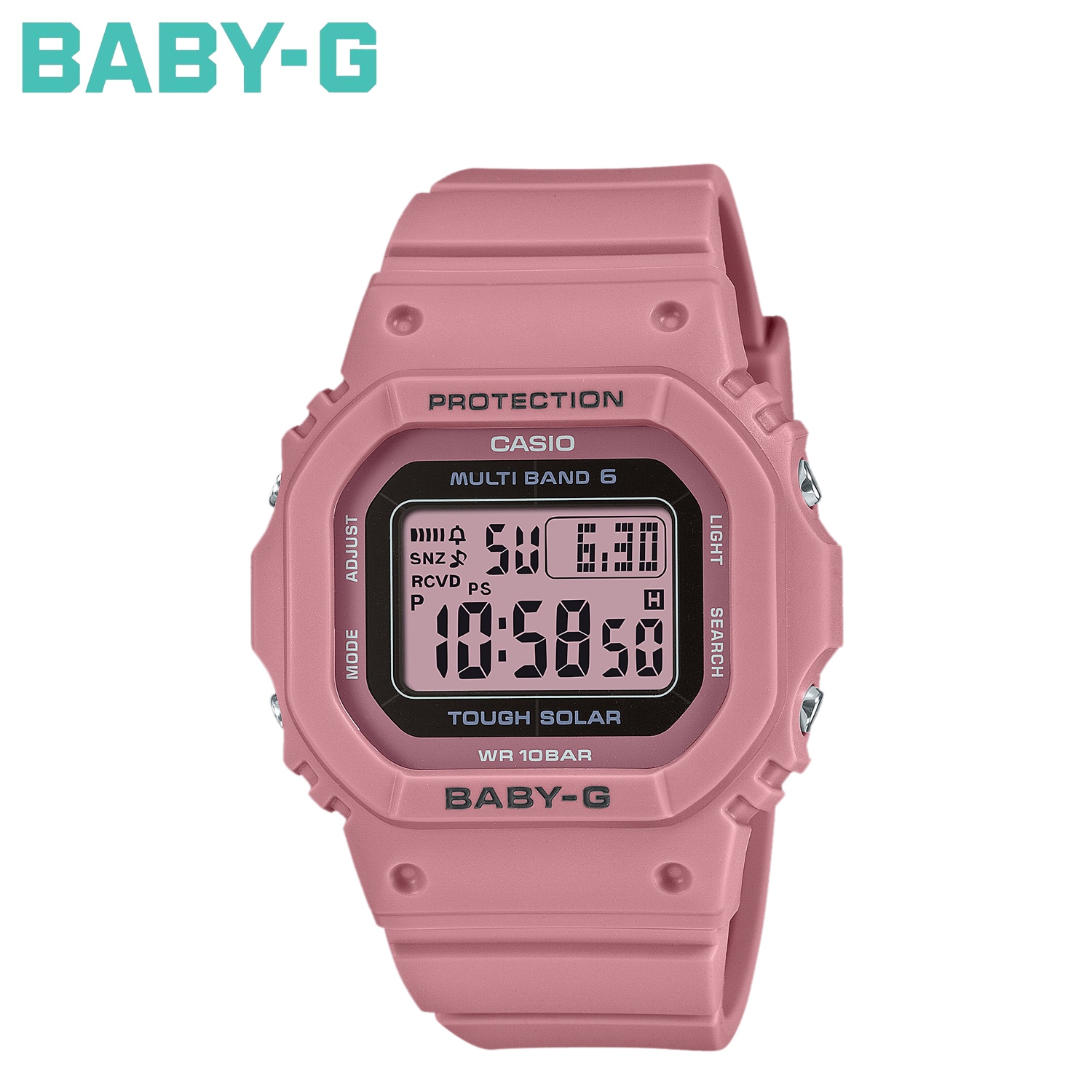 BABY-G 腕時計 BGD-5650-4JF BGD-5650 防水 ソーラー充電 ベビーG ベイビーG レディース ピンク