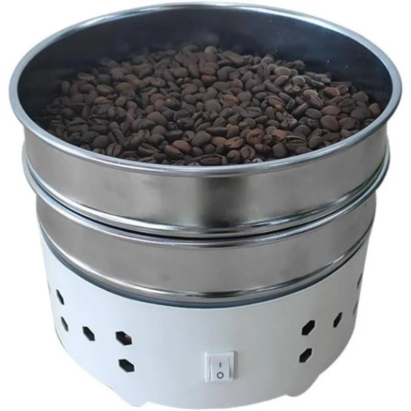 コーヒー豆クーラー コーヒー焙煎冷却機 二重層 600ｇ 業務用 家庭用100V