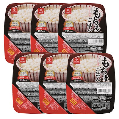 他サイト： パックご飯　はくばく もち麦ごはん 無菌パック150g×6入りの商品画像