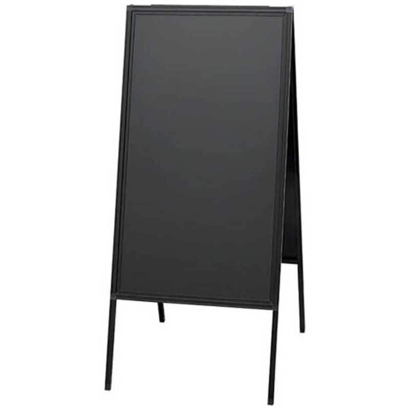 光　蛍光マーカー用アルミ枠スタンド黒板 ABD85-1　PKK8101