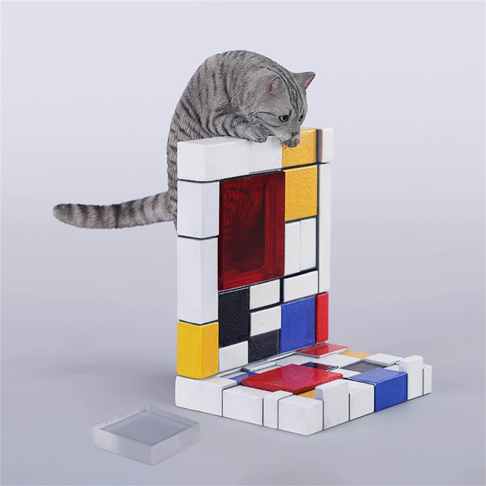 JXK 1/6 サイズ 猫 クロ猫 ブチ猫 茶トラ 可愛い ネコ 動物 リアル フィギュア 樹脂 プラモデル プレミアム おもちゃ 模型 10cm級 オリジナル スタチュー ネコ好き プレゼント 置物