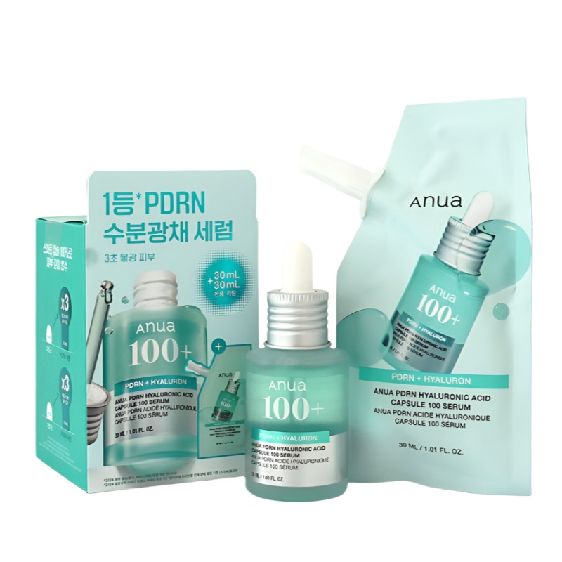 PDRNヒアルロン酸カプセル100 セラム, 30ml x 2 (本品 30ml+リフィル 30ml)