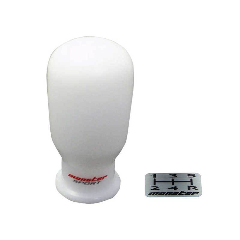 MONSTERSPORT　モンスター シフトノブBタイプ(スティック型) M10xP1.5 ホンダ 白　831146-1015M