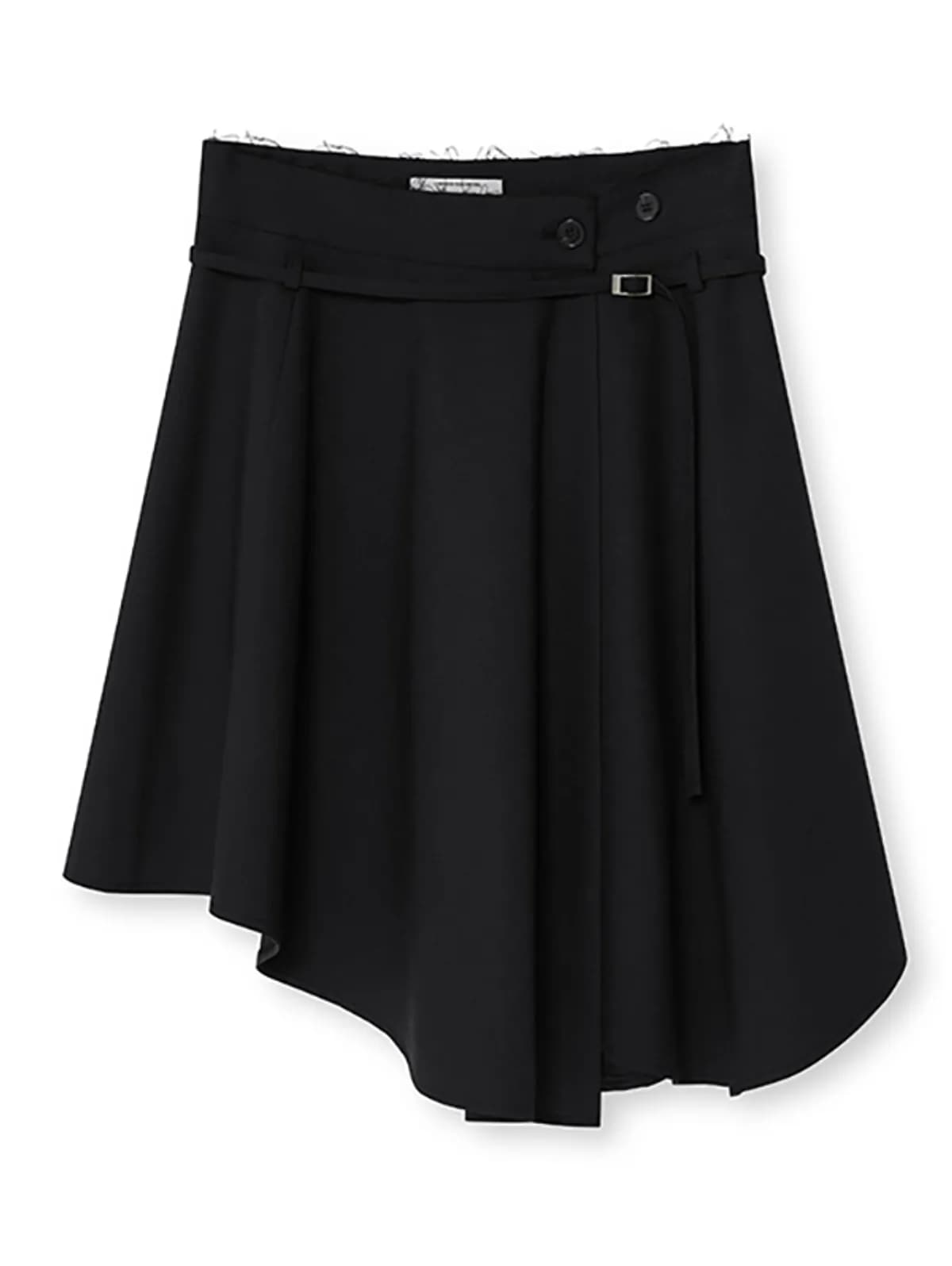 2025 S/S 新作 WOMAN LAMB MIDI SKIRT [BLACK] 韓国の人気ファッションブランド
