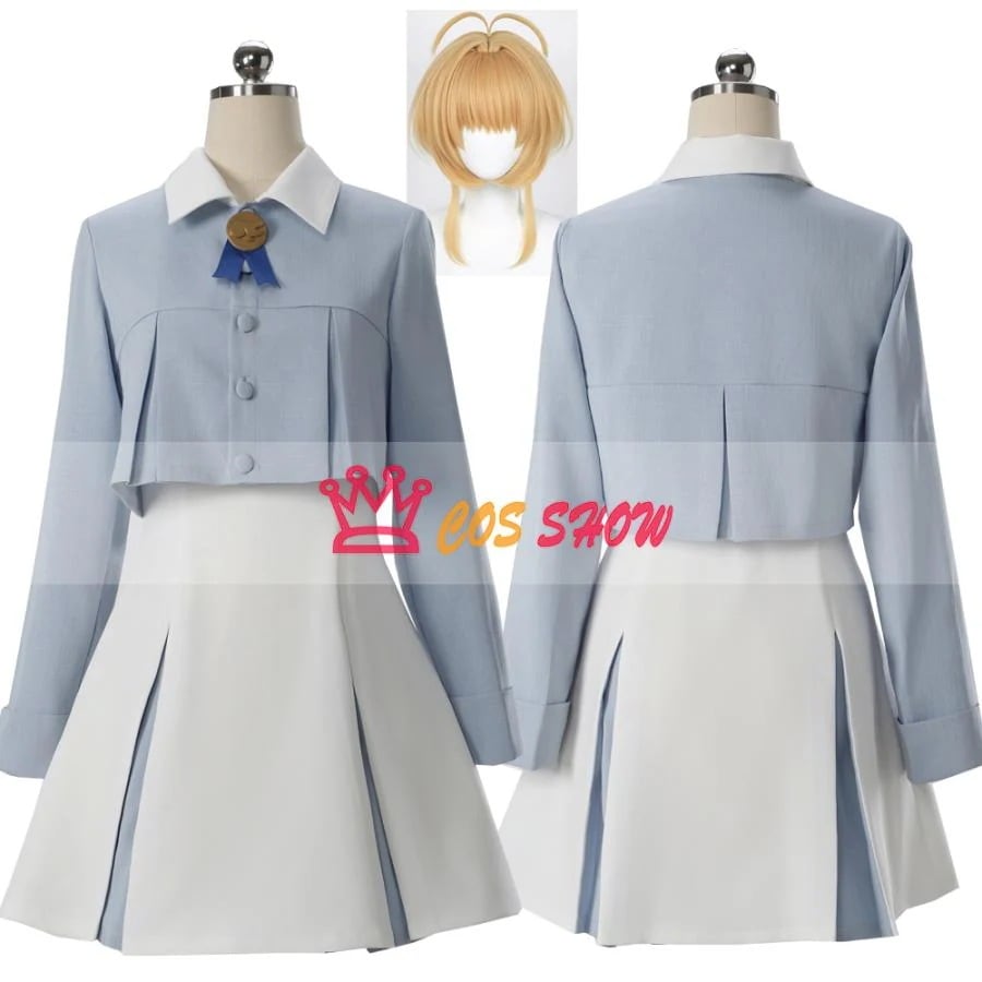 2025新品販売 カードキャプターさくら 木之本桜 デート服 コスプレ衣装 ウィッグ能 cosplay 仮装 イベント ステージ服 舞台 ハロウィン クリスマス