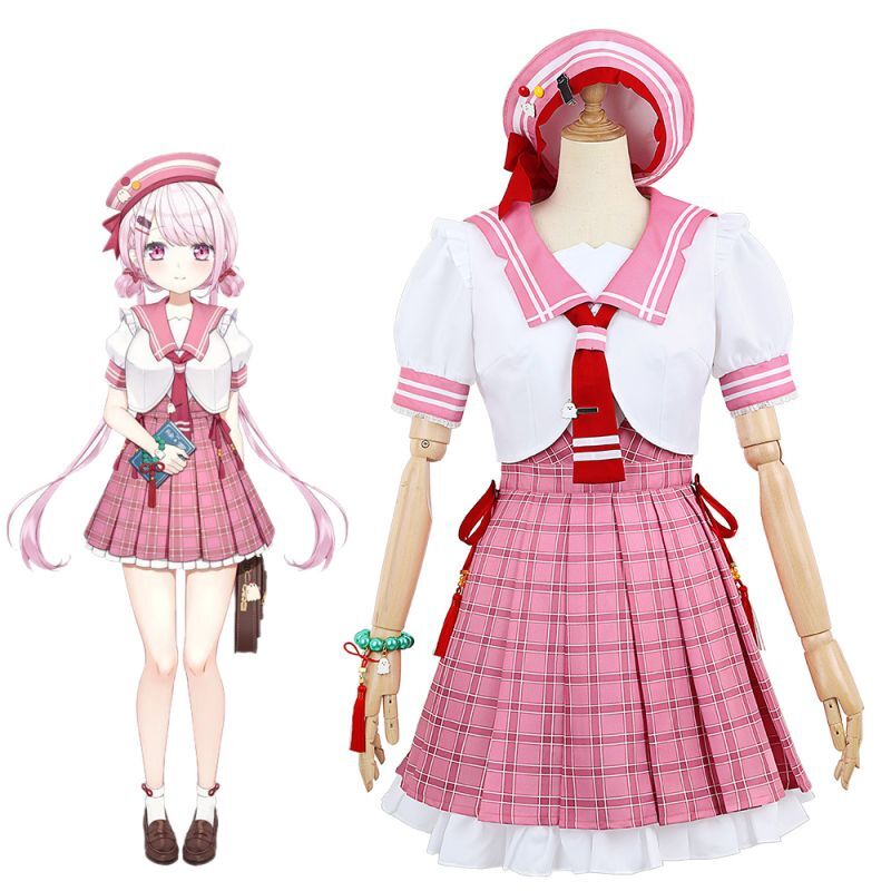 バーチャル YouTuber VTuber 椎名唯華 春衣装 メイド衣裳 コスプレ衣装 にじさんじ所属 霊能力者 バーチャルライバー 仮装 変装