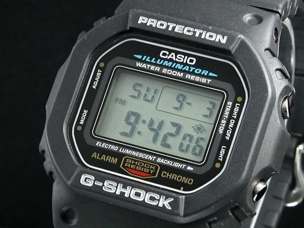 正式的 カシオ腕時計 DW5600E-1V スピードモデル G-SHOCK Gショック