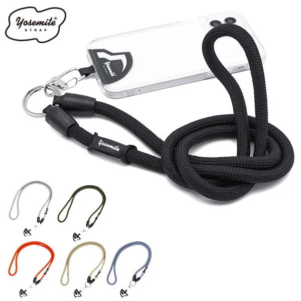 正規取扱店 ストラップ スマホ 紐 ホルダー 首掛け 挟む コード ロープ ブランド 丈夫 モバイルストラップ ショルダー 携帯 おしゃれ 日本製 120cm MOBILE YMS-3000