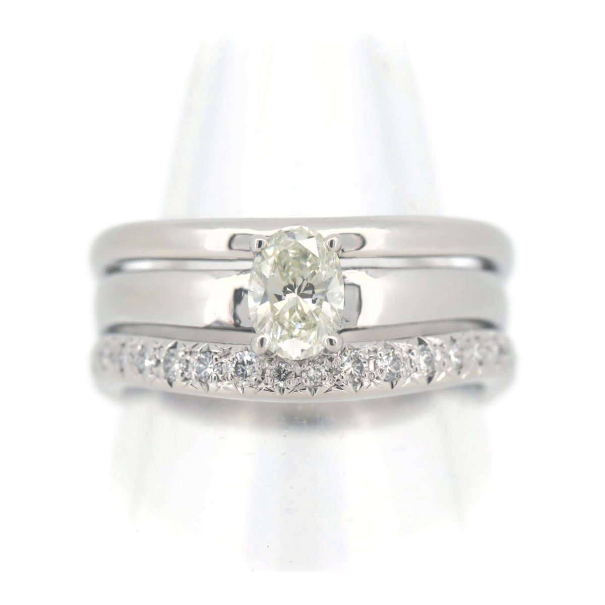 ダイヤモンド リング 指輪 0.56ct 0.18ct 14.5号 Pt900(プラチナ) 質屋出品指輪