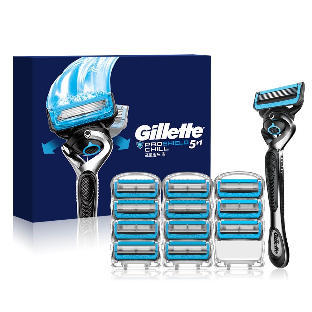 プロシールド 塗り マニュアル シェーバー ハンドル+シェーバー 12p