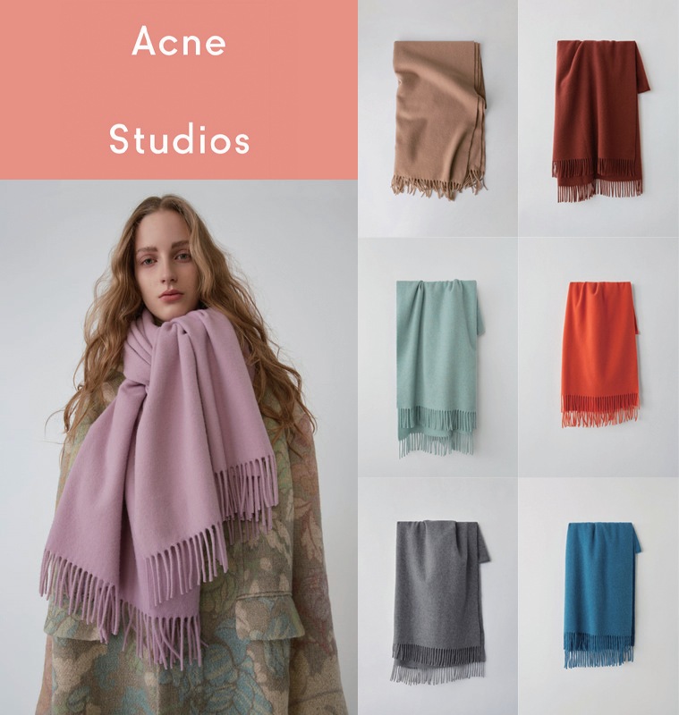 Acne studio ウールマフラー(22color)