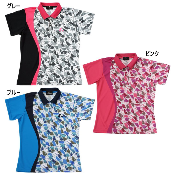 サイズ：M レディース ゲームシャツ テニス バドミントンウェア トップス XLP9051 XLP9053 XLP9057
