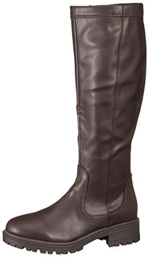 ブーツ ロングブーツ レディース ロング丈 美脚 厚底ソール 21501 BROWN(22AW) 23.0 CM~23.5 CM