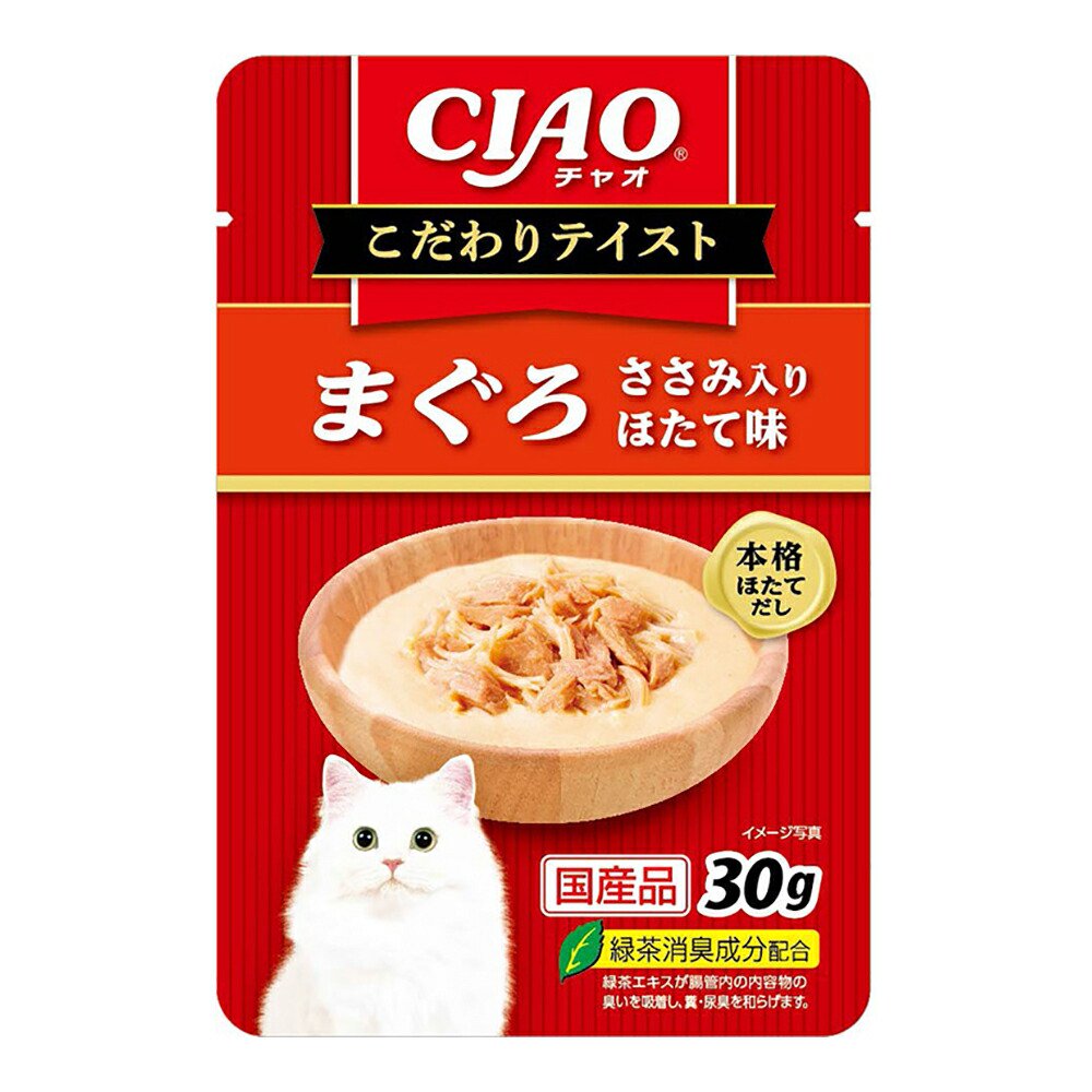 いなば　ＣＩＡＯ　チャオ　こだわりテイストまぐろ　ささみ入り　ほたて味　３０ｇX９６　ＣＲＣ35―04―20―20―10