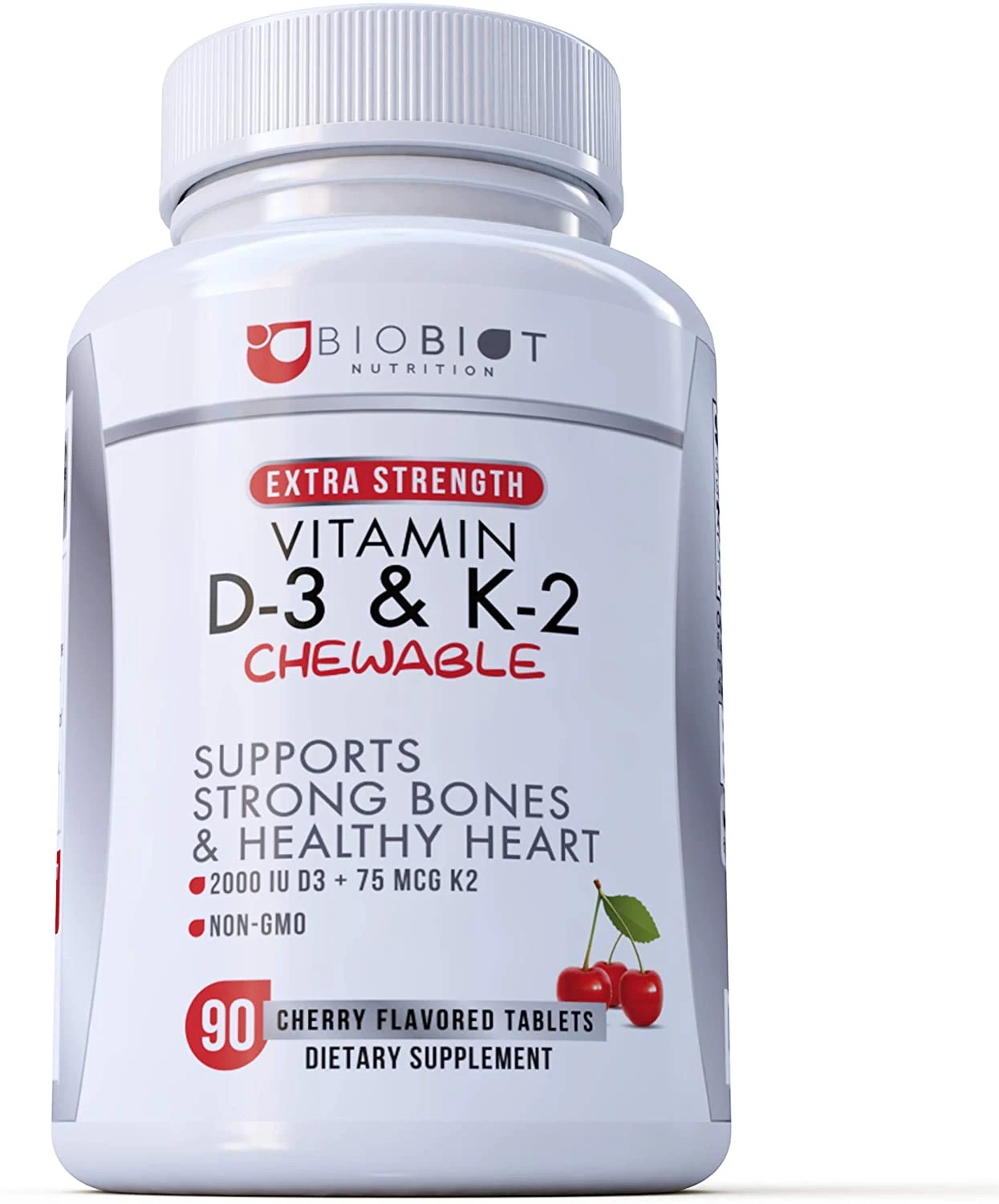 [アメリカ無料直送][検証された効果] [満足度上位製品] ビタミンD3チュアブルK2 - エクスト