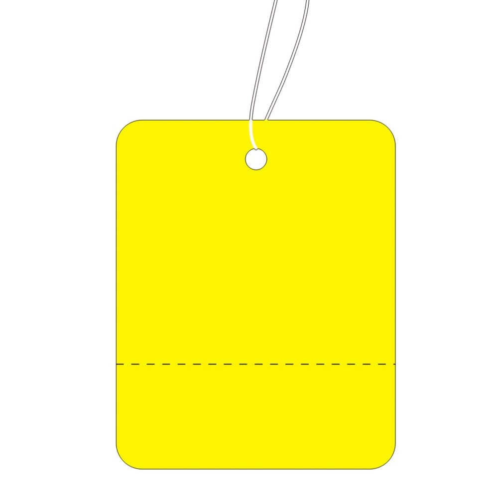 （まとめ買い）ササガワ 糸付き提札（値札） 小 黄地 ミシン目入 縦40mmx横32mm 500枚入 18-122 [x3] 5,300円