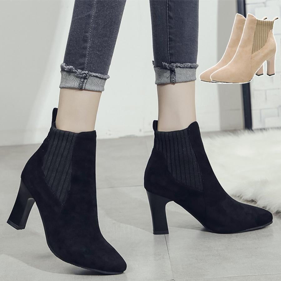 人気の新作先行発売ショートブーツ 韓国 レディース 通勤【短納期】