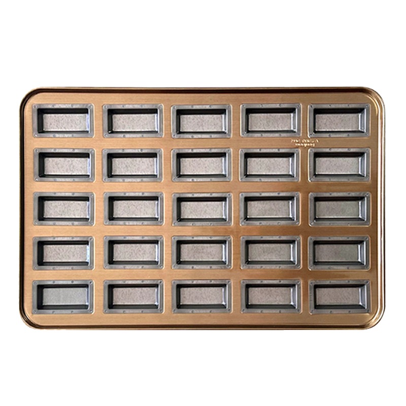 [SILPAP GOLD] シルポップゴールド 深いフィナンシェ型 25個取り