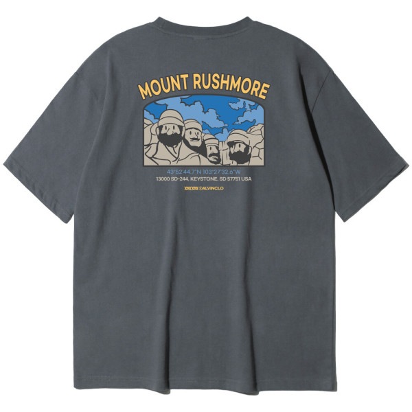 ラッシュモア オーバーフィット 半袖Tシャツ AST3767 (4 COLOR)