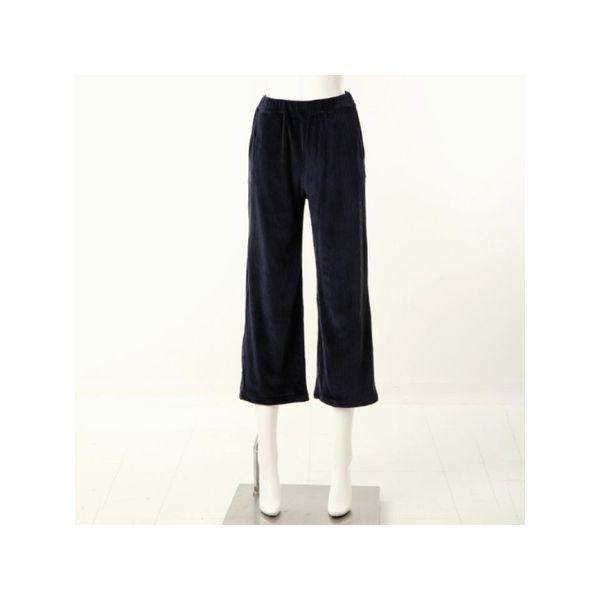 ビーナス正常 ベロア うね織り ソリッド 女性 下着 女性 室内着 パンツ VEP3975W NB C_P409657123