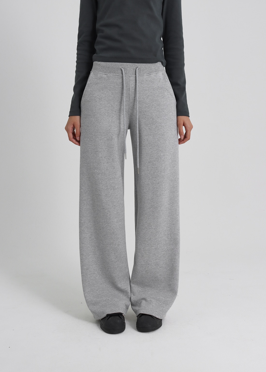 [B-BASIC] ライトスウェットカプリパンツ