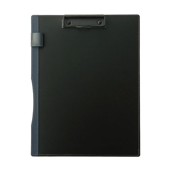 （まとめ） プロッシモクリップファイル A4 ネイビー PROCFA4NVY 1冊 (×3セット)