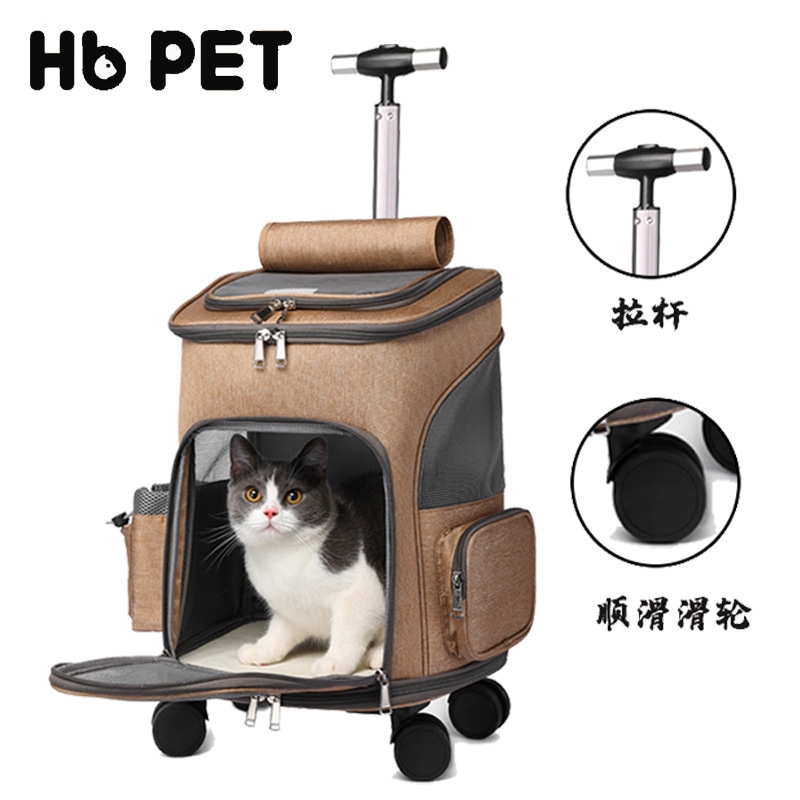 ペットキャリーバッグ キャリーカート リュック リュックサック ペットキャリーカート 通気性 小型犬 ペットカート バッグ カート カバン 車 ペット用品 キャスター付き お散歩 通院 防災 ペット