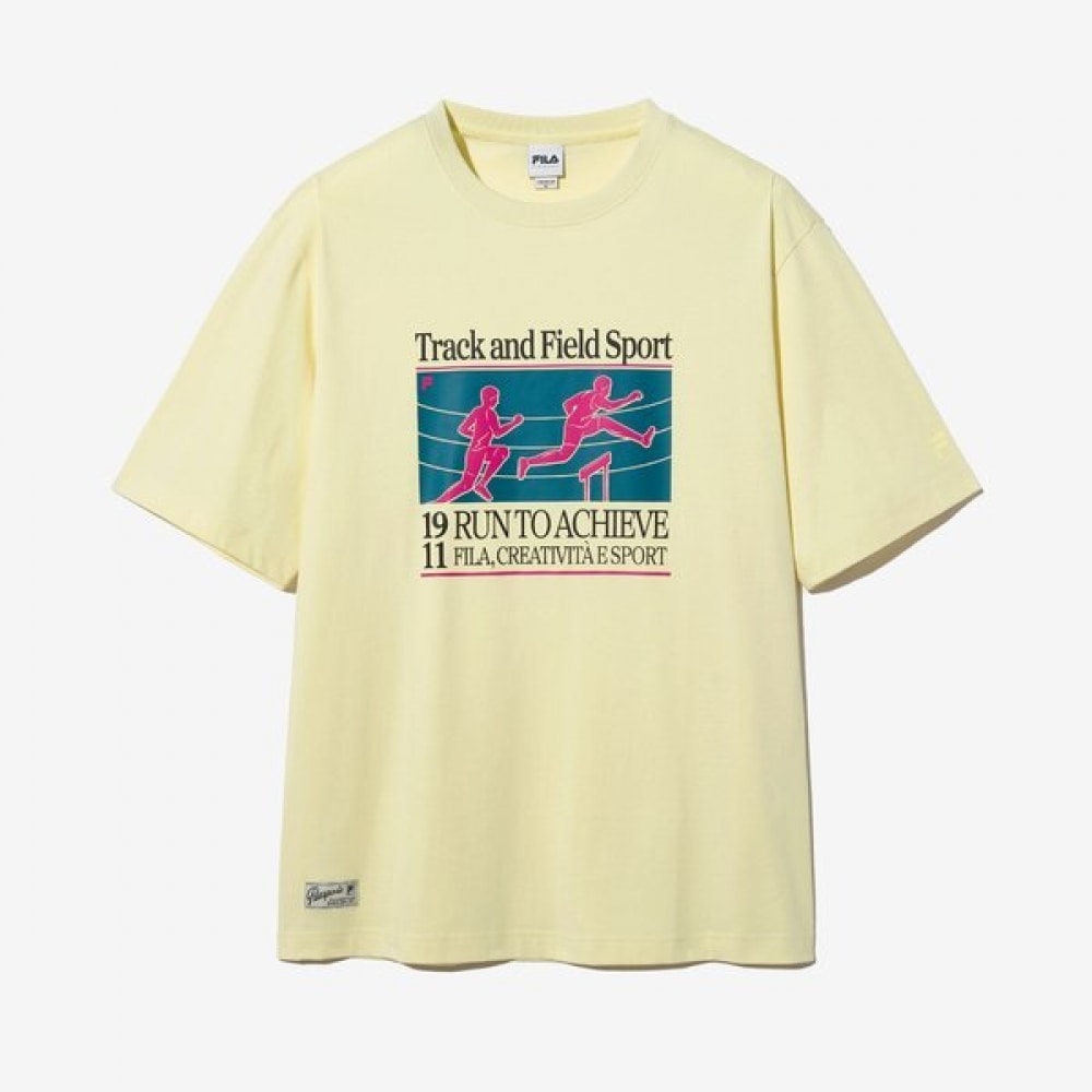 FILA トラックアンドフィールド アーカイブ 半袖Tシャツ