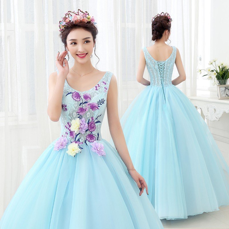 ウェディングドレス カラードレス 演奏会 安い パーティードレス 披露宴 二次会 ロングドレス 発表