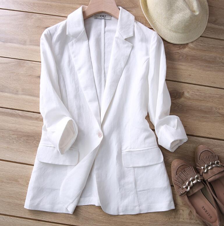 2色 レディース スーツジャケット テーラードジャケット 長袖ブレザー 綿麻ジャケット カジュアル 洗える ウォッシャブル テーラード ブレザーコート スーツコート ゆったり シンプル 通勤 涼しい