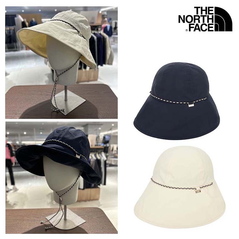 NE3HR10 W BONNET HAT UVカット帽子バケットハット サファリハット ツバ あご紐 サンシェード 帽子 キャップ 日よけ 日焼け防止 登山 レディース メンズ アウトドア