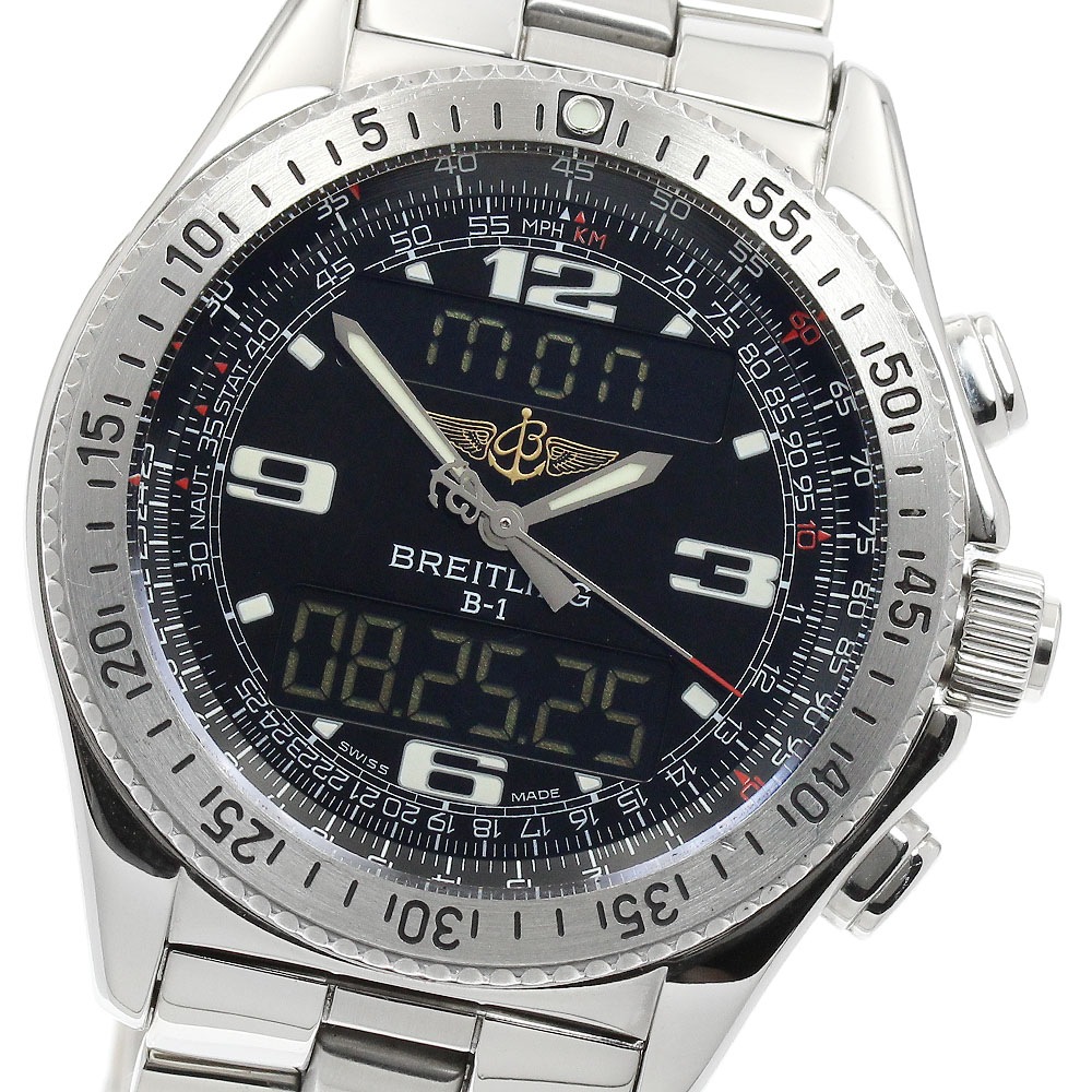 ブライトリング BREITLING A68362 B-1 クォーツ メンズ _907229【中古】