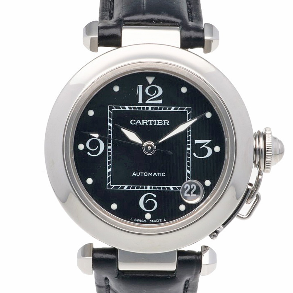 カルティエ パシャ 腕時計 ステンレススチール 2324 自動巻き 1年保証 CARTIER 中古