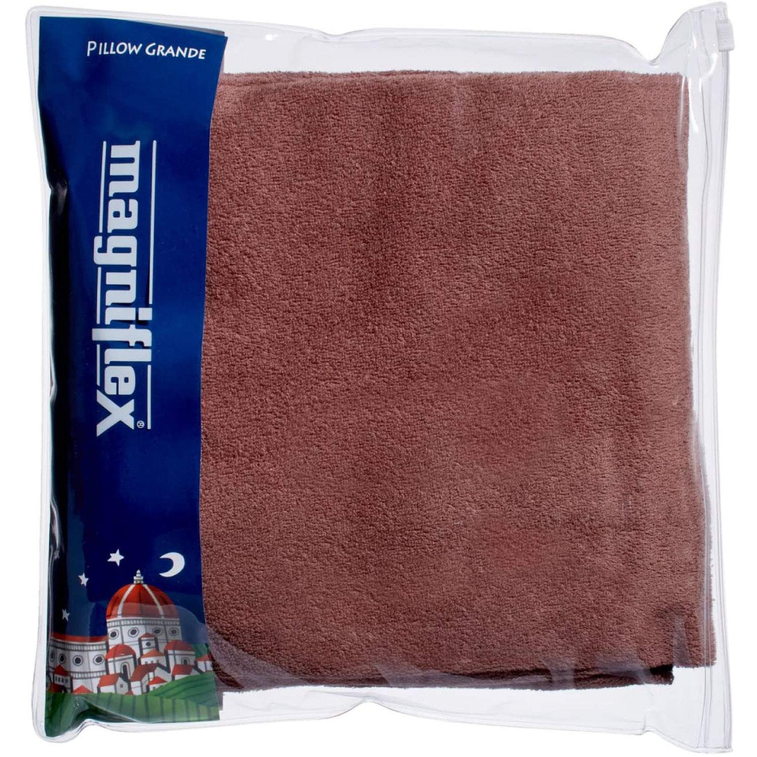 マニフレックス 枕カバー ブライトコットン ピローケース ココアブラウン【ピローグランデ エアトスカーナ用】【公式直販】 シンカーパイル 柔らかな肌触り Magniflex