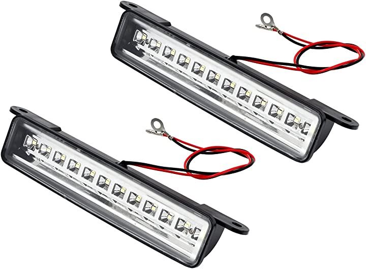 ナンバー灯 12LED ジムニー 汎用 移動用 ライセンスランプ JB23 JA11 JA12 SJ30 JA22 ライト移設(2セット)