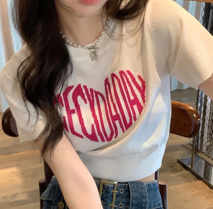 トップス Tシャツ ミニ ミニ丈 ショート ショート丈 袖あり 半袖 Uネック ラウンドネック 細身 ワイド かわいい 大人可愛い きれいめ シンプル カジュアル 大人 上品 おしゃれ 大人可愛い