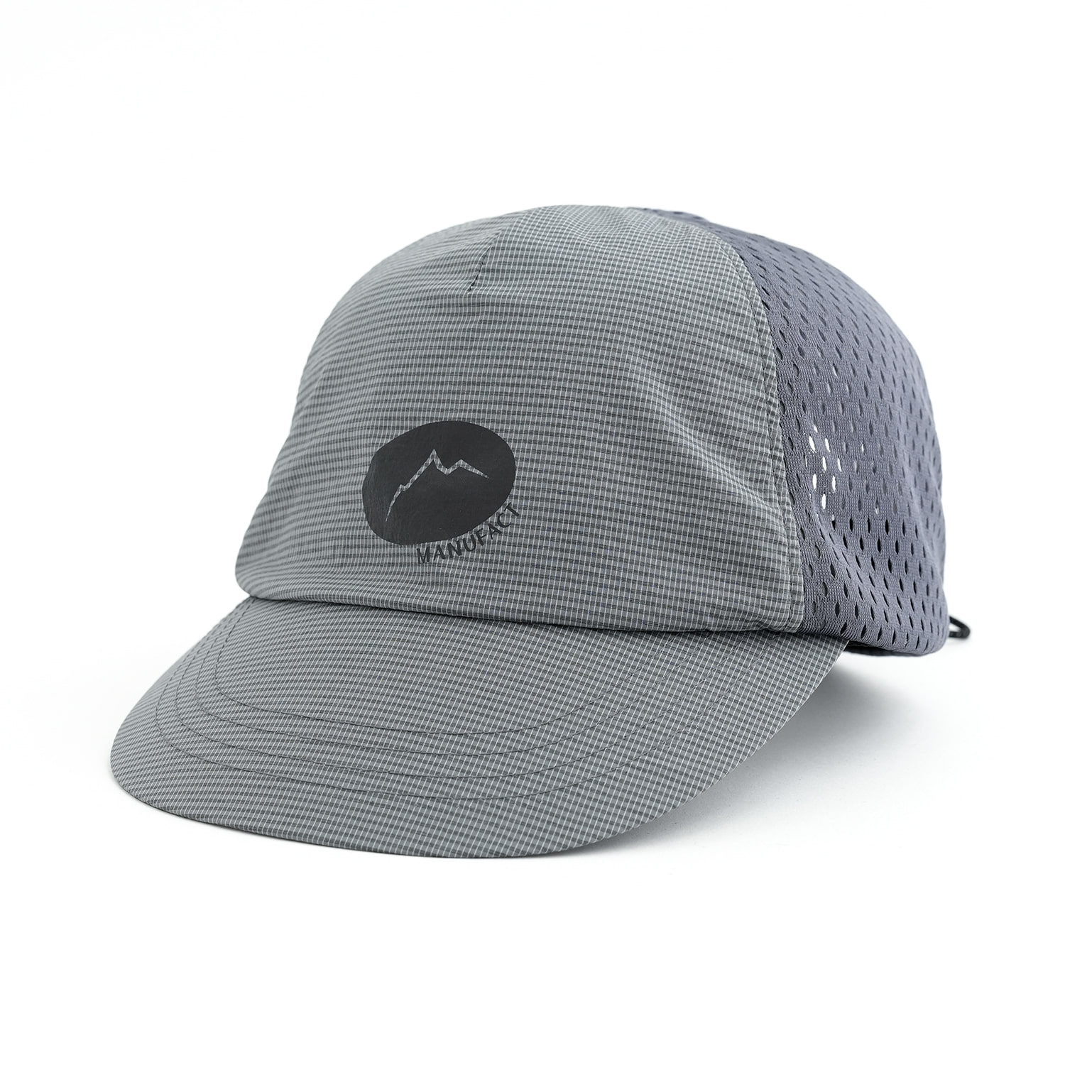 【CAYL】CAYL X Manufact Bean Logo Mesh Cap : Dark Grey