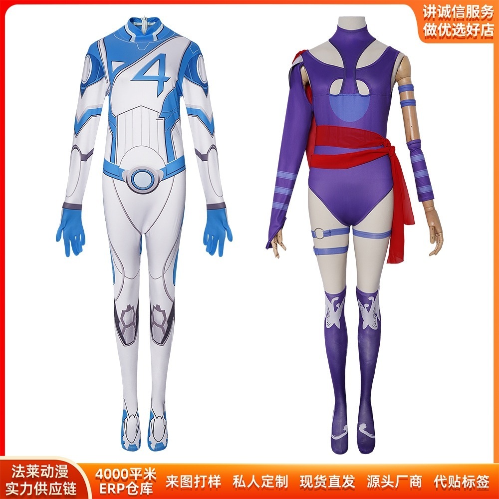 K1324霊蝶連体衣争鋒ステルス女cos服ハロウィーンコスプレ二次元コスプレ舞台服
