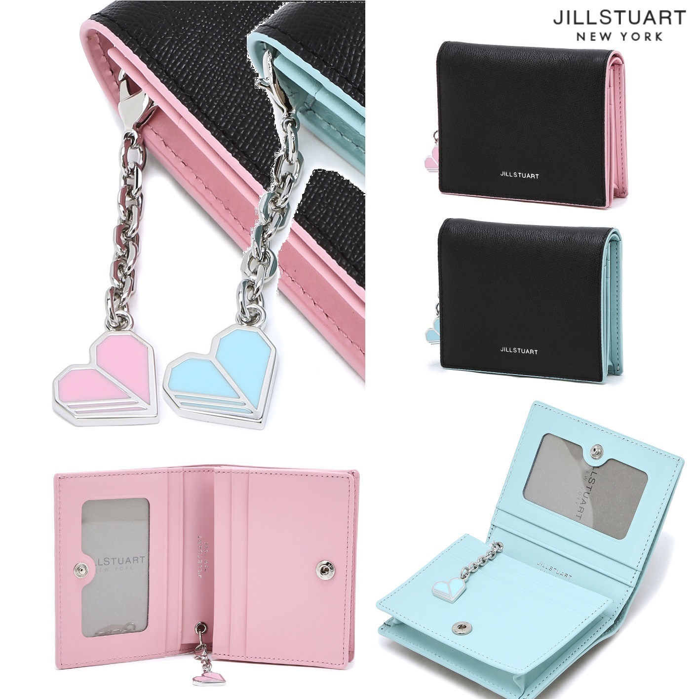 [24SS][LILY] 内部 配色 cowhide leather wallet 2色 コイン財布 カード財布 革財布 牛革 カップルアイテム 韓国人気 贈り物 カップル 新学期 女性財布