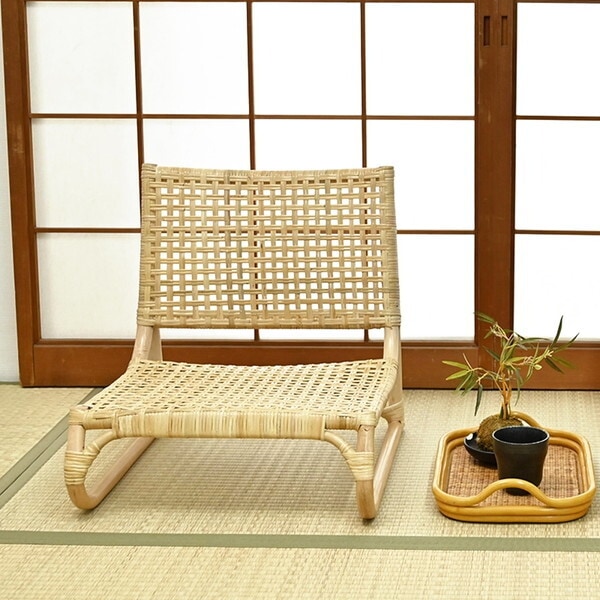 サンフラワーラタン C060ND ラタン 座椅子 メーカー直送