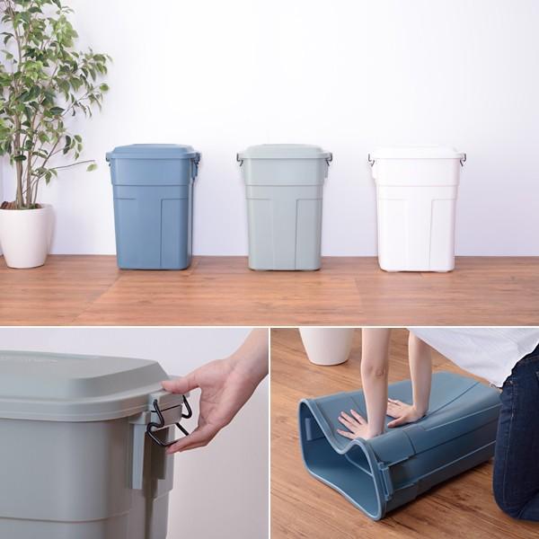 ごみ箱 屋外 屋内 蓋つき 耐久性 50L おしゃれ 日本製