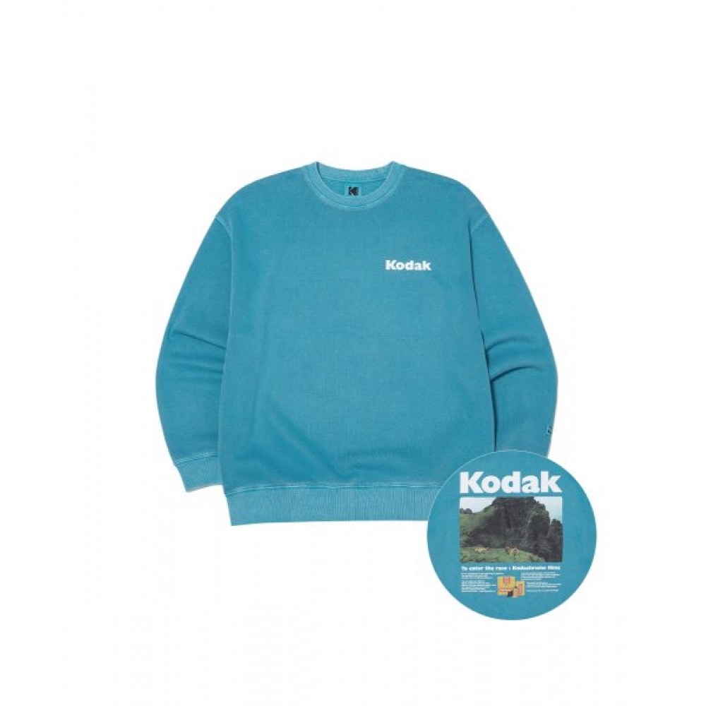 KODAK (コダック) シーナリーピグメントスウェットシャツミントグリーン 13,783円