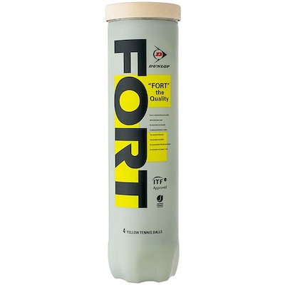 他サイト： ダンロップ　硬式テニスボール FORT 4個入 イエロー　FORT4の商品画像