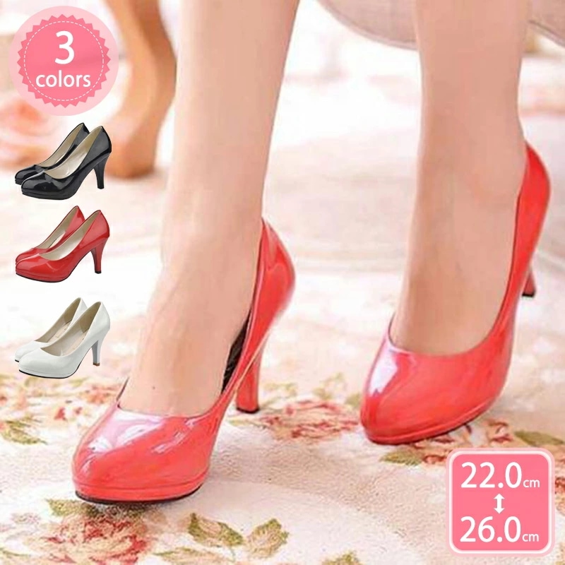 777円OFFクーポン パンプス レディース エナメル ピンヒール ハイヒール シューズ 靴 セクシー フォーマルシューズ ラウンドトゥ 美脚 結婚式 パンプス フォーマル オシャレ 歩きやすい 履き