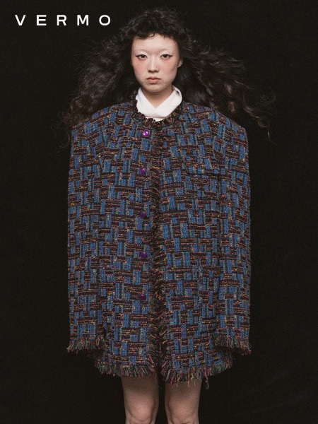 グランマ ヴィンテージ ローエッジ ツイード ショルダーパッド