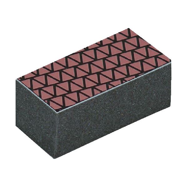 （まとめ）TRUSCO ガラス鏡クリーナーパッドハードタイプ 25mm50mm TGCP-255-HG 1個5セット